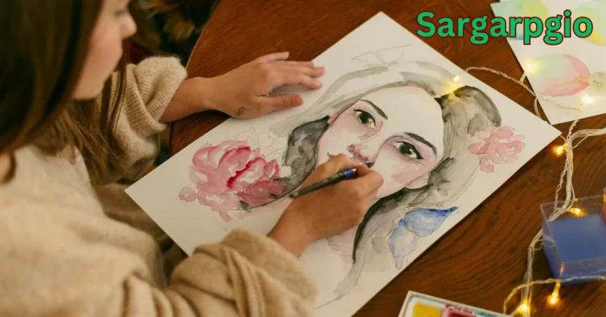 a person drawing a picture sargarpgio